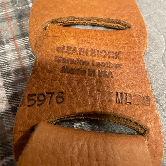 Leatherock belt boho 70s seventies Daisy Jones Stevie Nicks western cowgirl - Picture 10 of 10